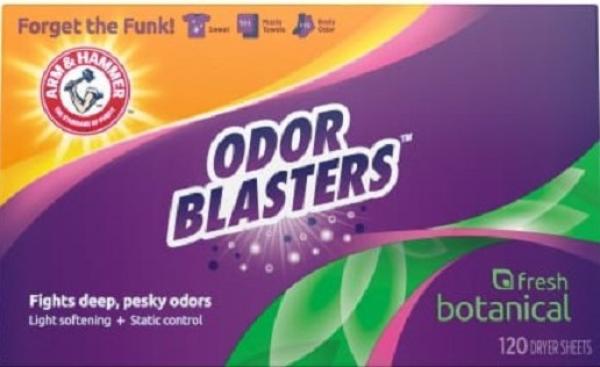 ARM & HAMMER Odor Blasters 'Fresh Botanical' Dryer Sheets, Trocknertücher 120St